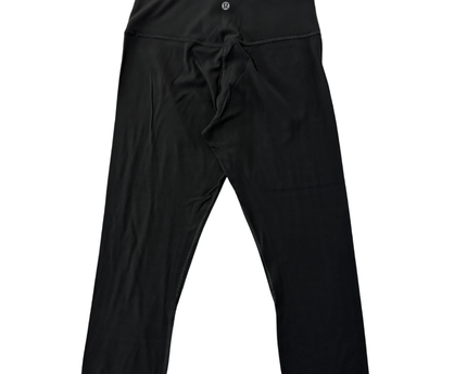 Lululemon Black High-Rise Cropped Performance Leggings