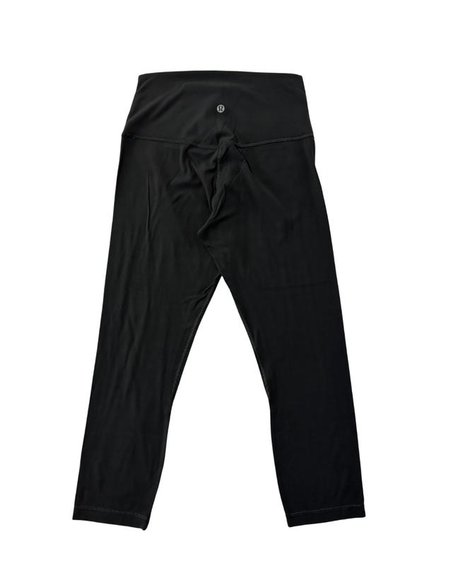 Lululemon Black High-Rise Cropped Performance Leggings