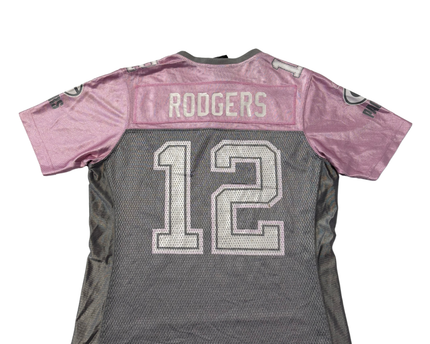 NFL Pink Green Bay Packers #12 Aaron Rodgers NFL Jersey