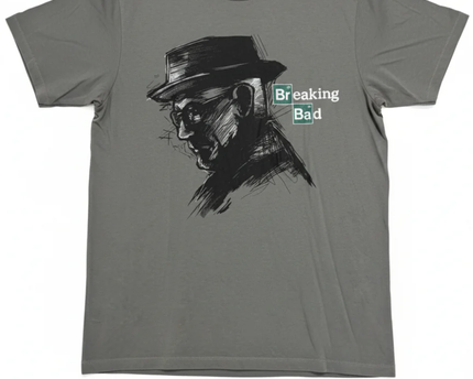 Primark Grey Breaking Bad Graphic Tee