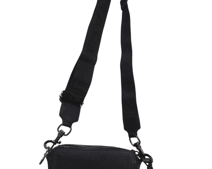 Marc Jacobs Black Snapshot Leather Crossbody Bag
