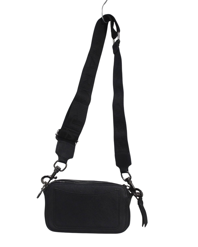 Marc Jacobs Black Snapshot Leather Crossbody Bag