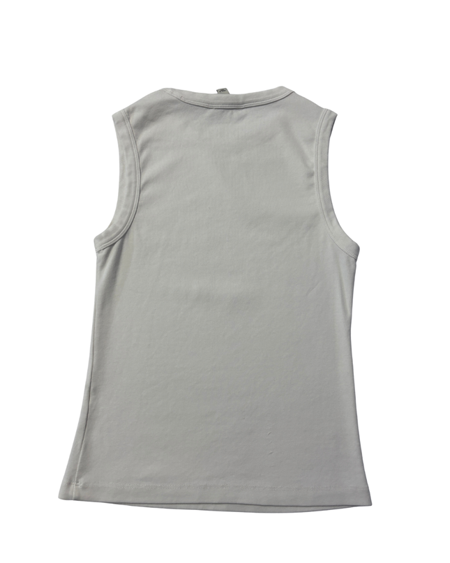 M&S Classic White Sleeveless Tank Top
