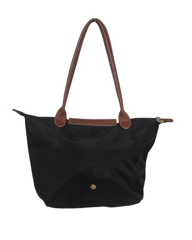 Longchamp Black Le Pliage Large Shoulder Bag