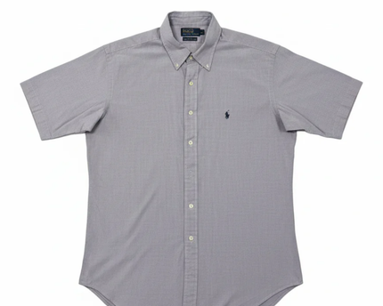 Polo Ralph Lauren Purple Yarmouth Short Sleeve Oxford Shirt