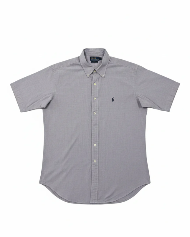 Polo Ralph Lauren Purple Yarmouth Short Sleeve Oxford Shirt