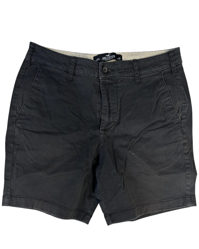 Hollister Black Flat Front Epic Flex Shorts
