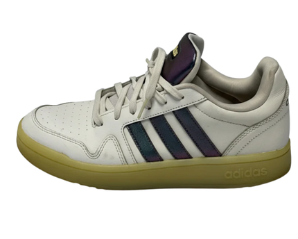 Adidas White Entrap Iridescent Sneakers