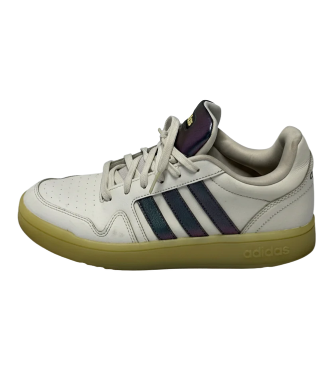 Adidas White Entrap Iridescent Sneakers