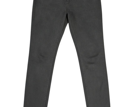 Abercrombie & Fitch Dark Grey Faux Suede Crinkle Skinny Pants