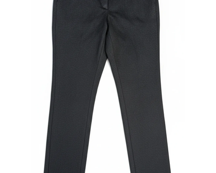 Calvin Klein Black Slim-Fit Straight Leg Dress Pants