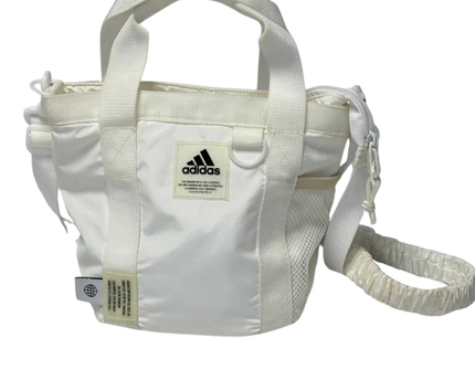 Adidas White Mini Tote Crossbody Bag