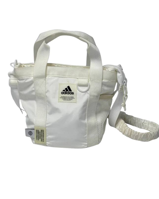 Adidas White Mini Tote Crossbody Bag