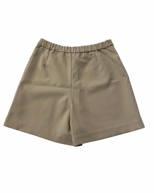 Uniqlo Beige Wrap Front Mini Skort