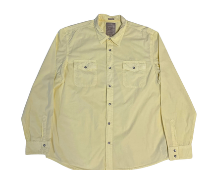 Guess Yellow Utility Long Sleeve Shirt