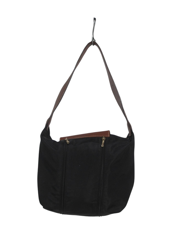 Longchamp Black Le Pliage Nylon Shoulder Bag