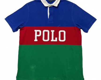 Polo Ralph Lauren Multicolor Colorblock Logo Polo Shirt