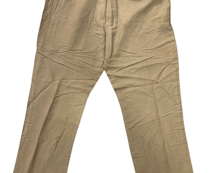 Polo Ralph Lauren Khaki Straight Fit Linen Blend Pants
