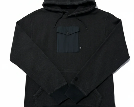 Nike SB Black Waffle Knit Utility Pocket Hoodie