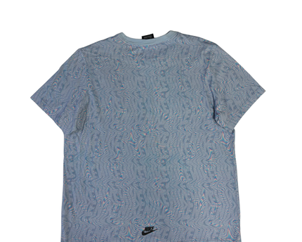 Nike Blue Psychedelic Swirl Graphic Tee
