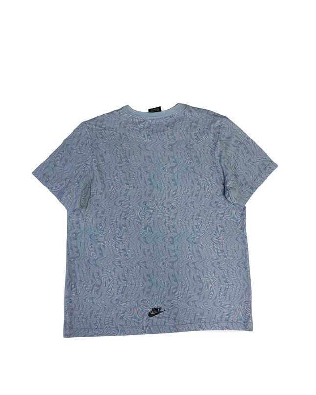 Nike Blue Psychedelic Swirl Graphic Tee