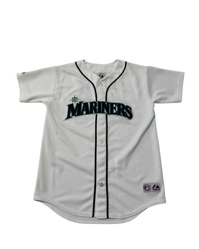 Majestic White Seattle Mariners Richie Sexson #44 Baseball Jersey