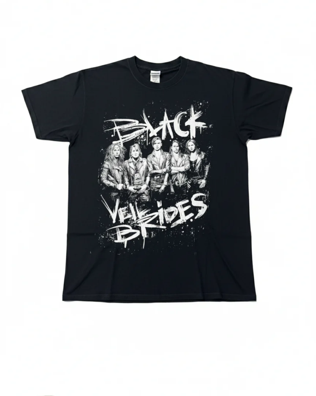 Gildan Black Black Veil Brides Band Graphic Tee
