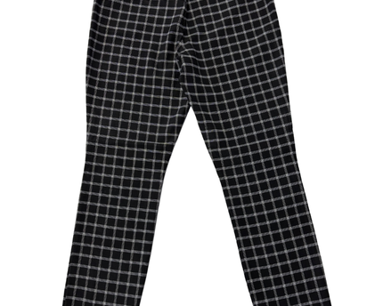Hollister Black and White Plaid Ultra High-Rise Tapered Pants