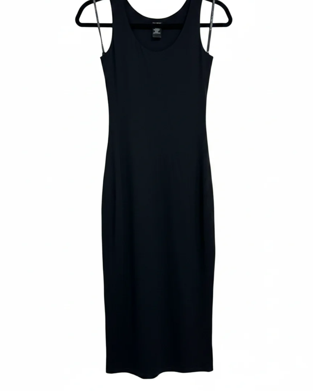 JOE & ELLE Black Midi Bodycon Tank Dress
