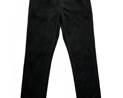 Juicy Couture x Forever 21 Black Velvet Rhinestone Logo Jogger Pants
