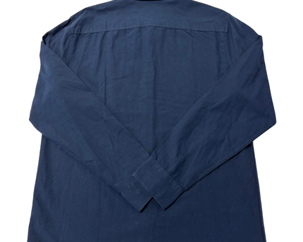 Original Penguin Navy Blue Long-Sleeve Button-Down Shirt