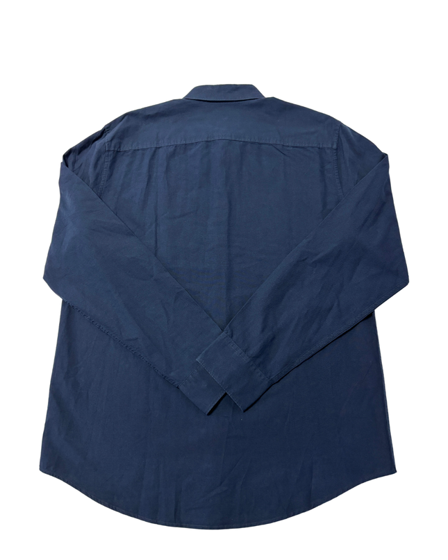 Original Penguin Navy Blue Long-Sleeve Button-Down Shirt