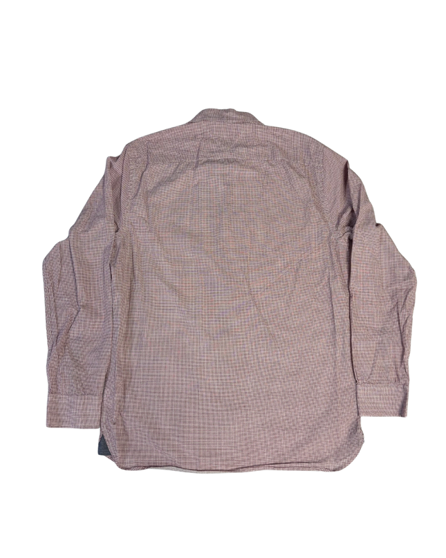 Tommy Hilfiger Maroon Patterned New York Fit Button-Down Shirt
