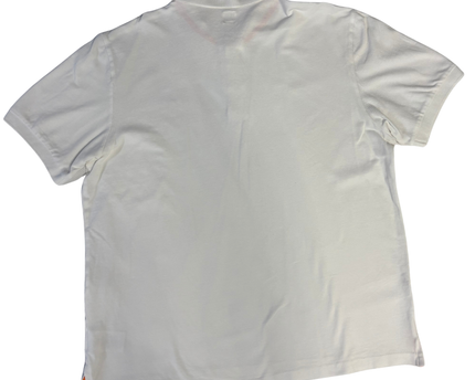 Adidas White Trefoil Logo Polo Shirt