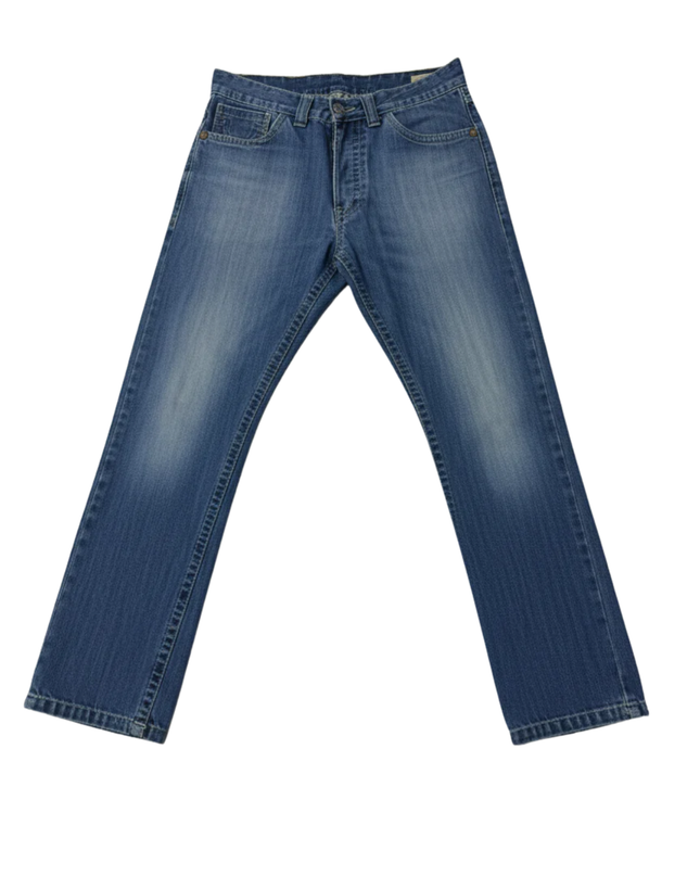True Religion Blue Straight Leg Jeans