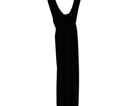 Zara Black V-Neck Long Maxi Dress