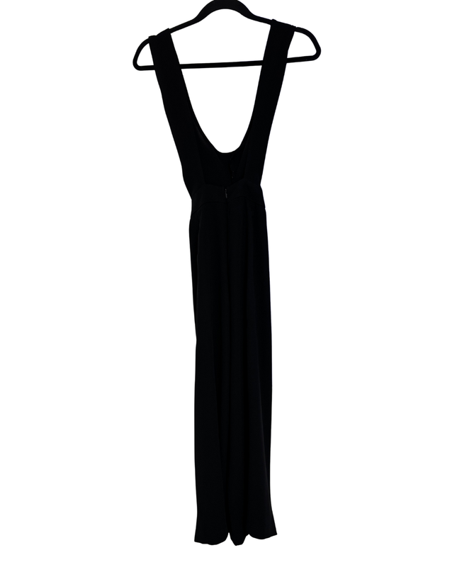 Zara Black V-Neck Long Maxi Dress