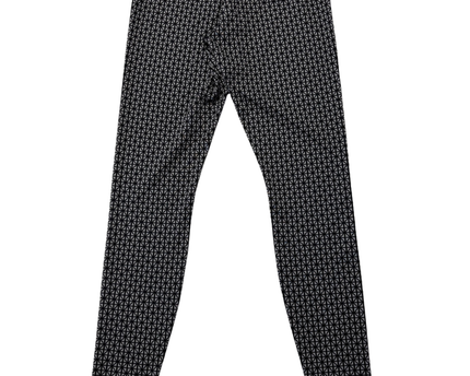 Lululemon Black and Grey Geometric Leggings