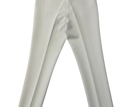 LC Waikiki Classic White Tapered Dress Trousers