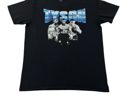 Mike Tyson Collection Black Vintage Graphic T-Shirt