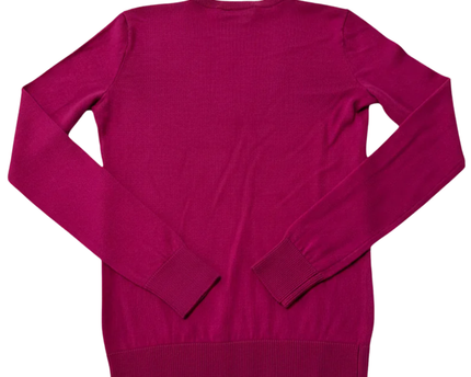 Ralph Lauren Golf Pink Merino Wool V-Neck Sweater