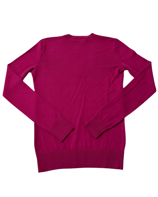 Ralph Lauren Golf Pink Merino Wool V-Neck Sweater