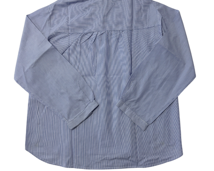 Zara Kids Blue Striped Long Sleeve Button-Down Shirt