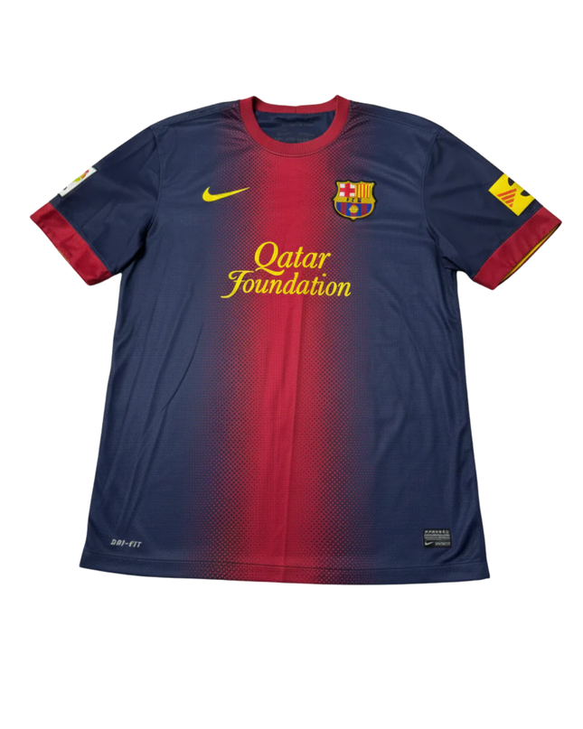 FC Barcelona 2012-13 Nike Navy Blue/Red  Home Jersey