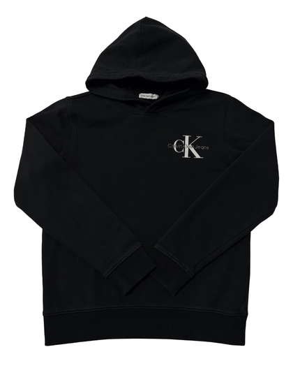 Calvin Klein Jeans Black Monogram Logo Hoodie