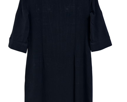 Michael Kors Black Utility Zip-Front Dress