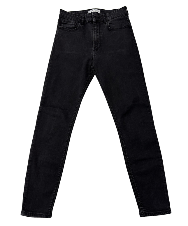 Zara Black High-Waist Skinny Jeans