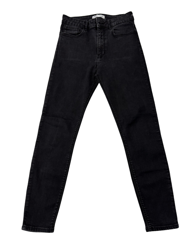 Zara Black High-Waist Skinny Jeans