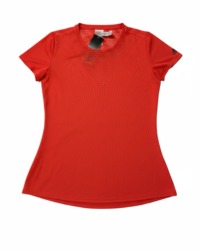 Adidas Red Climacool Performance Mesh T-Shirt W/Tags