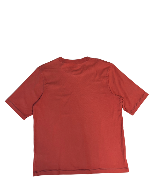 Adidas Red Adventure Mountain Graphic Tee